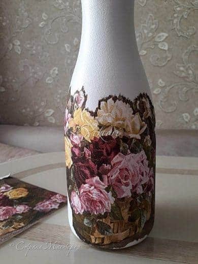  vase from the bottle