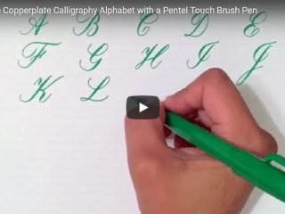 calligraphy alphabet