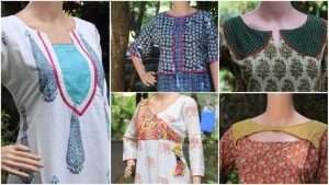 Stylish and trendy kurti neck designs