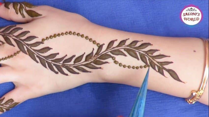 Simple arabic henna mehndi designs - Simple Craft Ideas