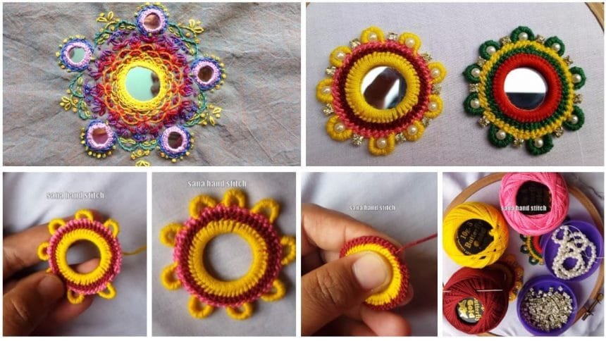 embroidery mirror work