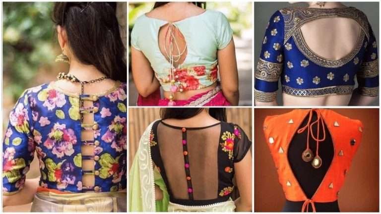 30 Latest blouse back neck designs