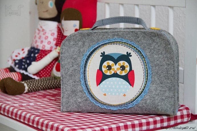 How to sew a children's suitcase for small things