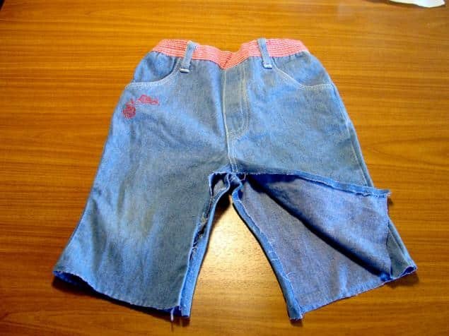  skirt out of old jeans 