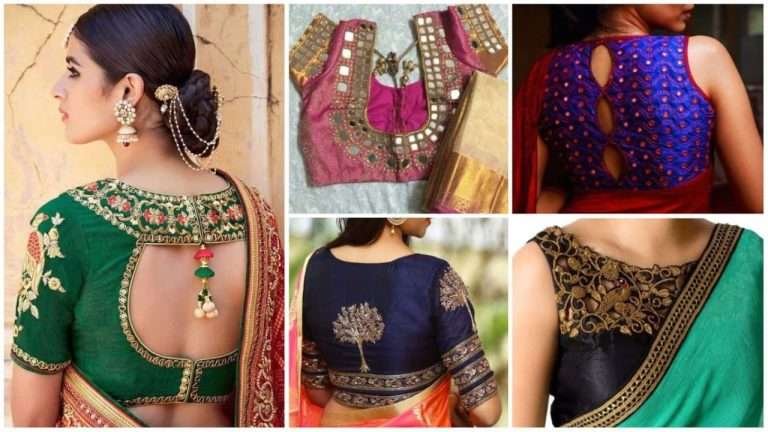 Different types of blouse for saree