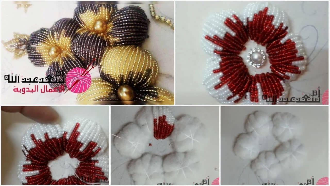 How to do puff flower embroidery