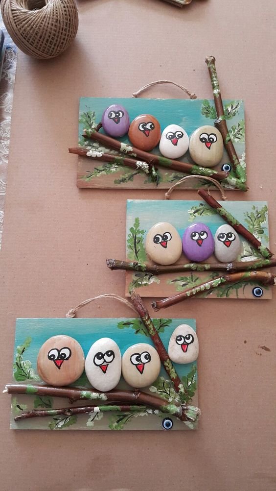 Awesome painted pebble art Ideas – Simple Craft Ideas