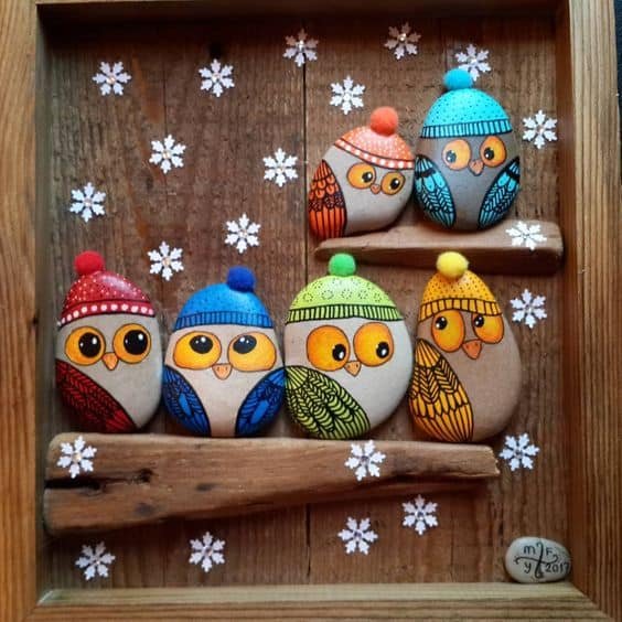 Awesome painted pebble art Ideas – Simple Craft Ideas