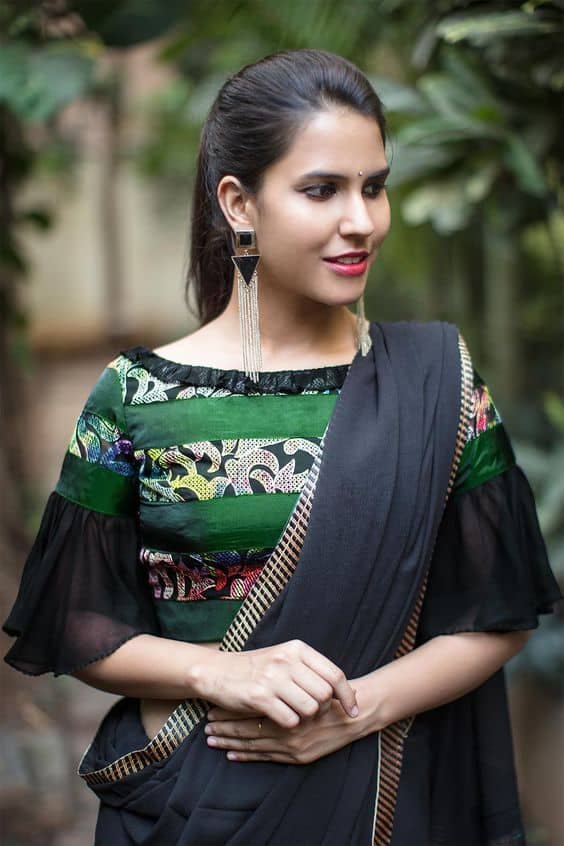 Different types of blouse for saree - Simple Craft Idea
