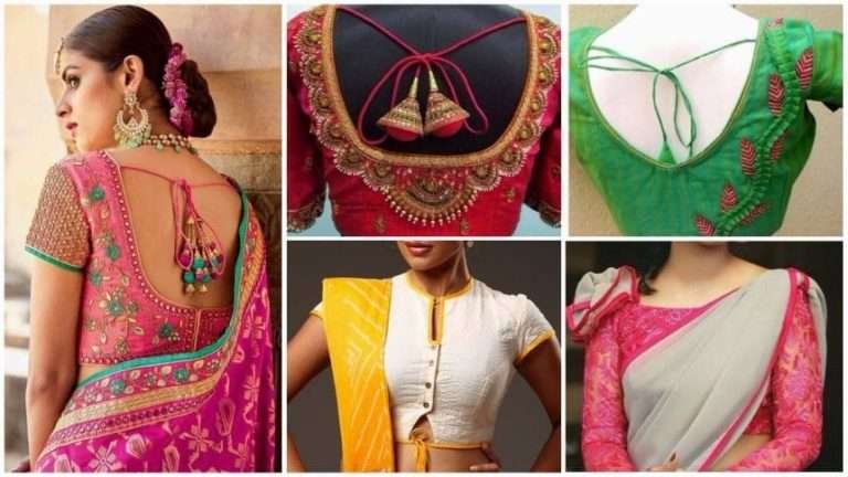 Different types of blouse for saree