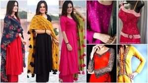 The fashion trend of kurtis