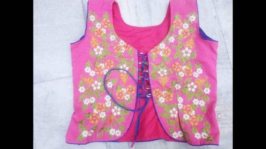How to make jacket for suit and kurti