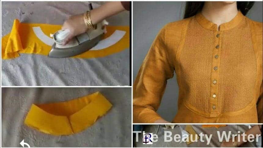 Kurti collar neck cutting simple and easy method