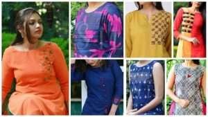 Stylish kurta neck designs for women