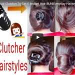 6 instant hair bun