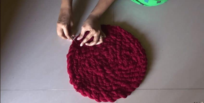How to make woolen floor mat