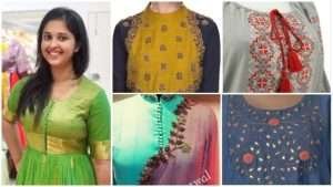 Striking bold kurti patterns