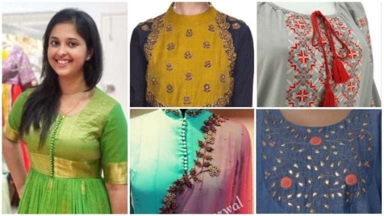 Striking bold kurti patterns