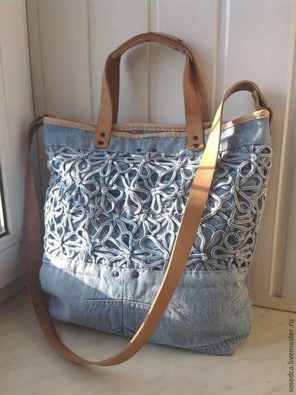 How to make bag from old jeans  Simple Craft Ideas