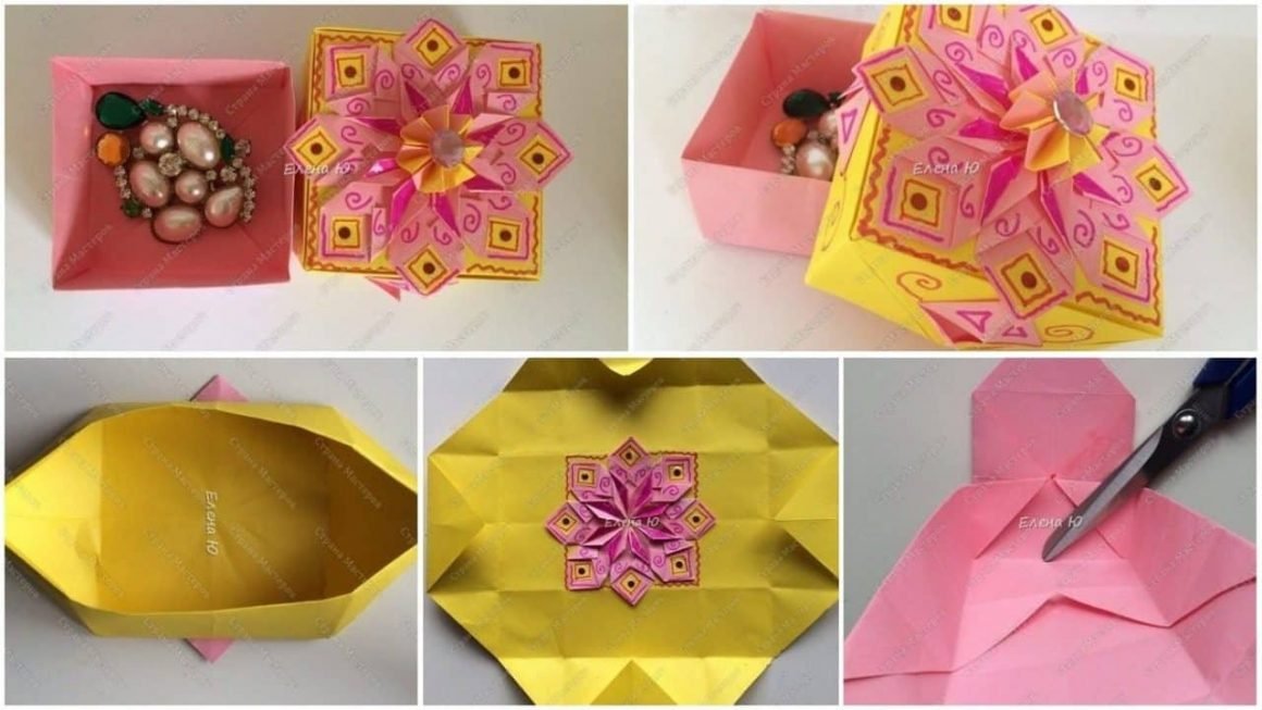 little box in origami technique