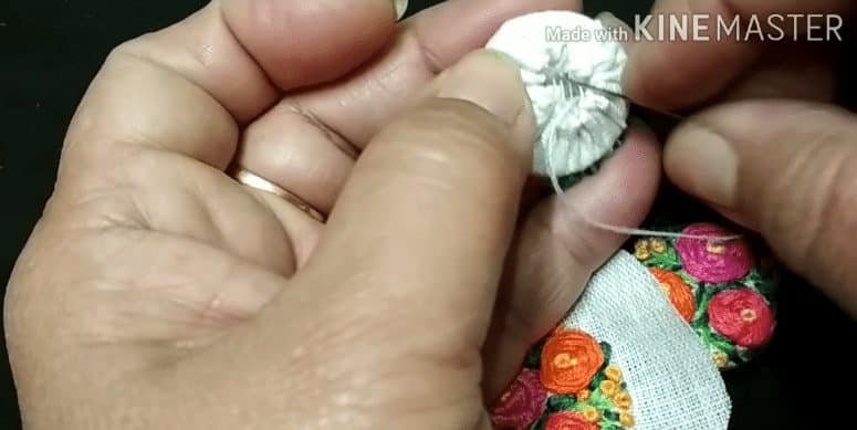 How to make fancy floral buttons for kurtis
