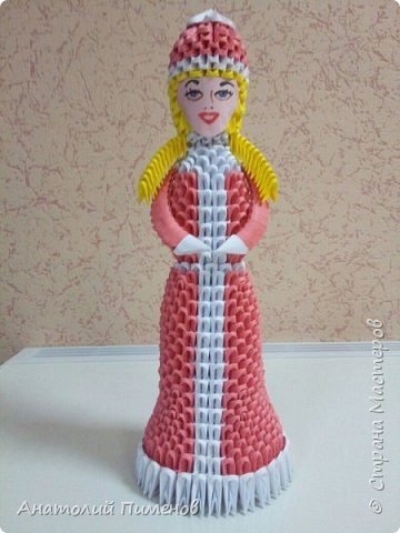 How to make snow maiden from origami