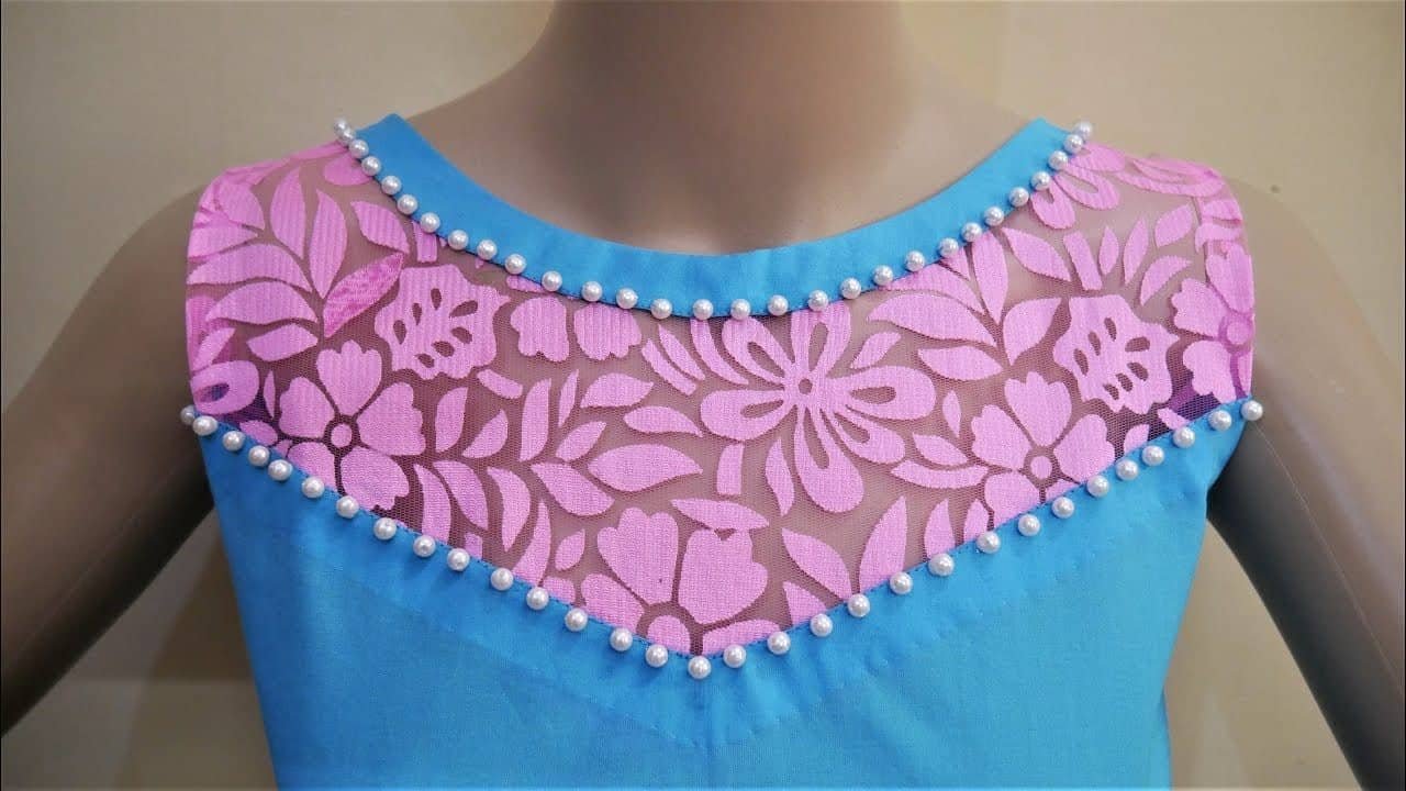 Beads neck designs for kurtis - Simple Craft Ideas