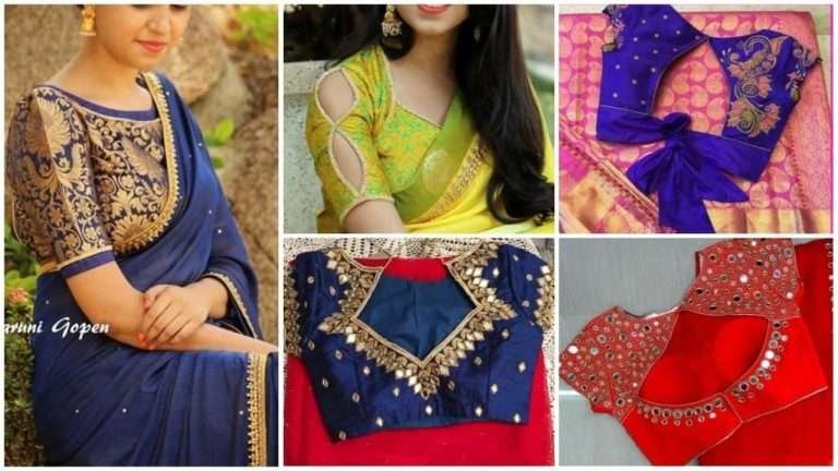 25 Trendy saree blouse designs