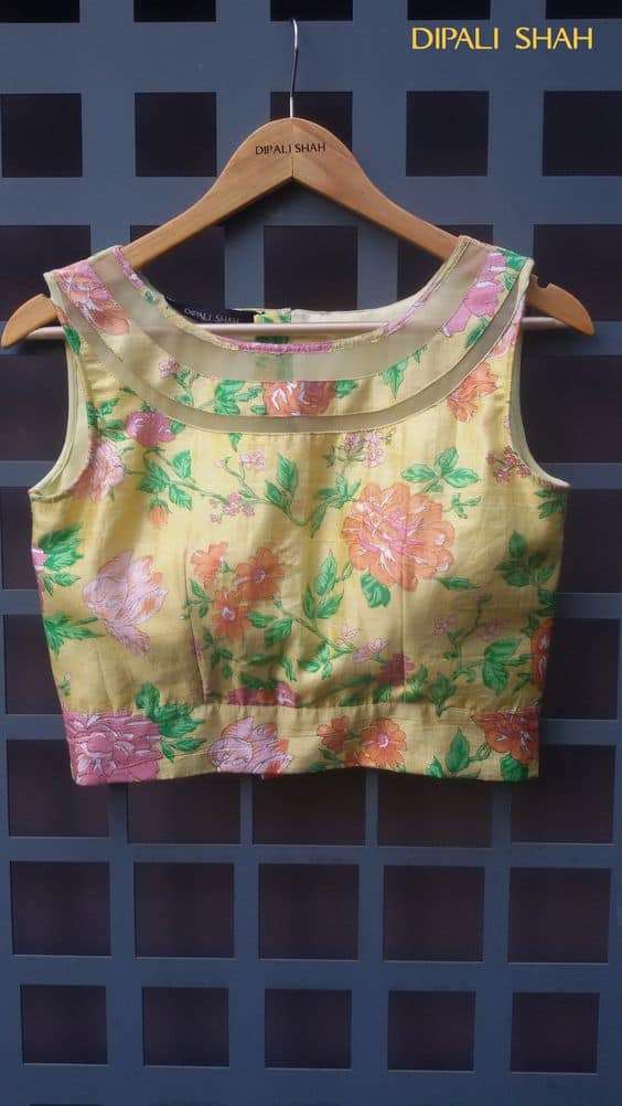 Trendy saree blouse 21