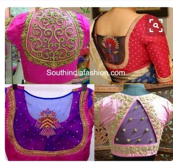 New interesting blouse trends of indian bride - Simple Craft Idea