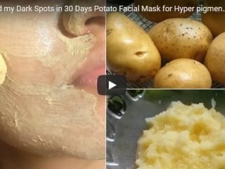 potato facial mask