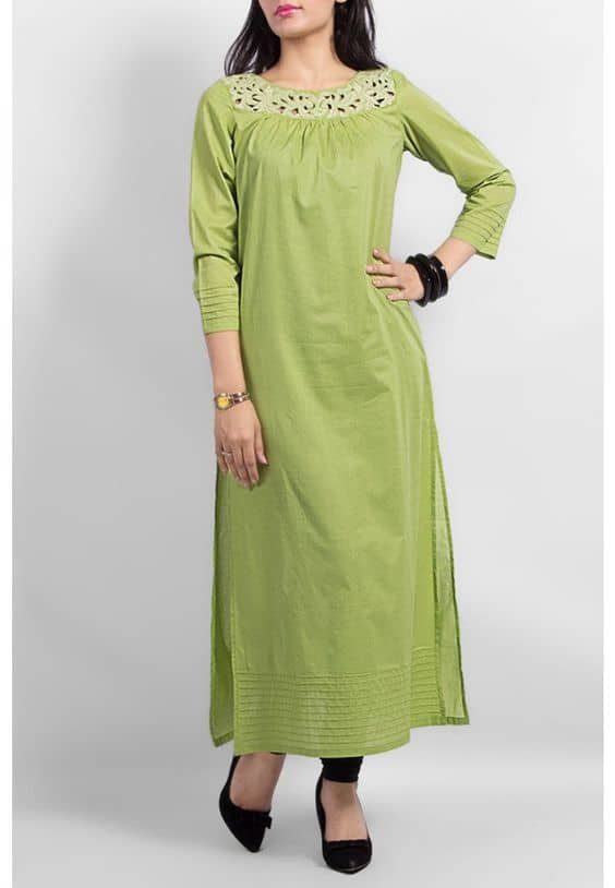 Simple yet stylish neck designs for kurtis - Simple Craft 