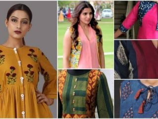 stylish and trendy kurti neck designs