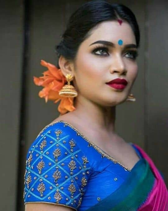  trendy saree blouse