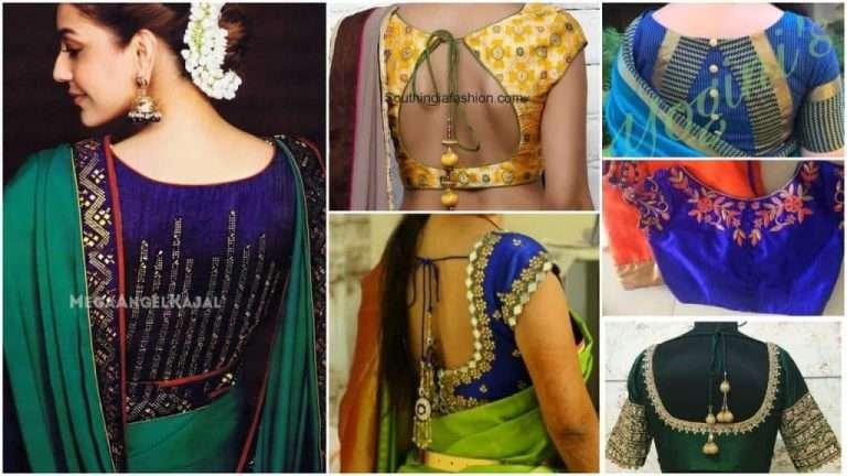 Latest saree blouse designs for 2018