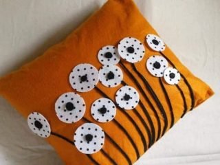 felted pillow cases