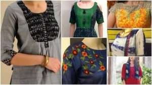 Fancy printed kurti designs images