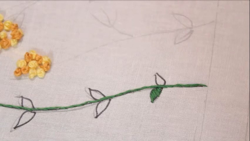 embroidering for chudidar