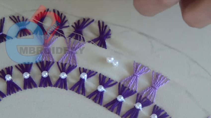 neckline embroidery