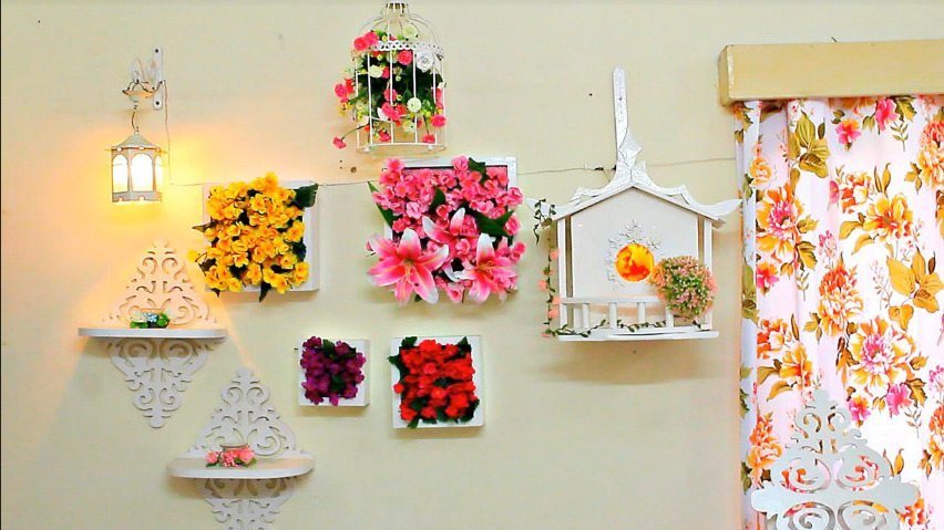 Floral wall decor