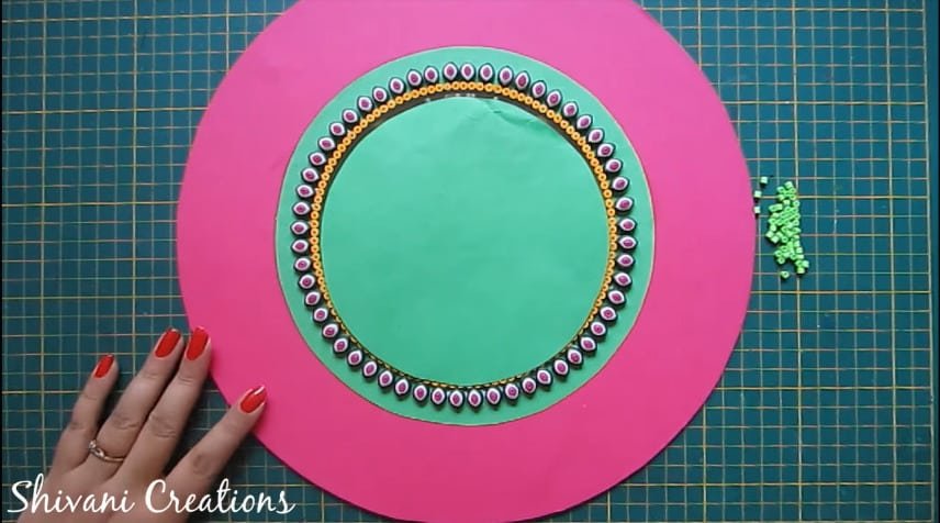quilling wall mirror