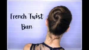 French twist bun