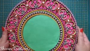 quilling wall mirror
