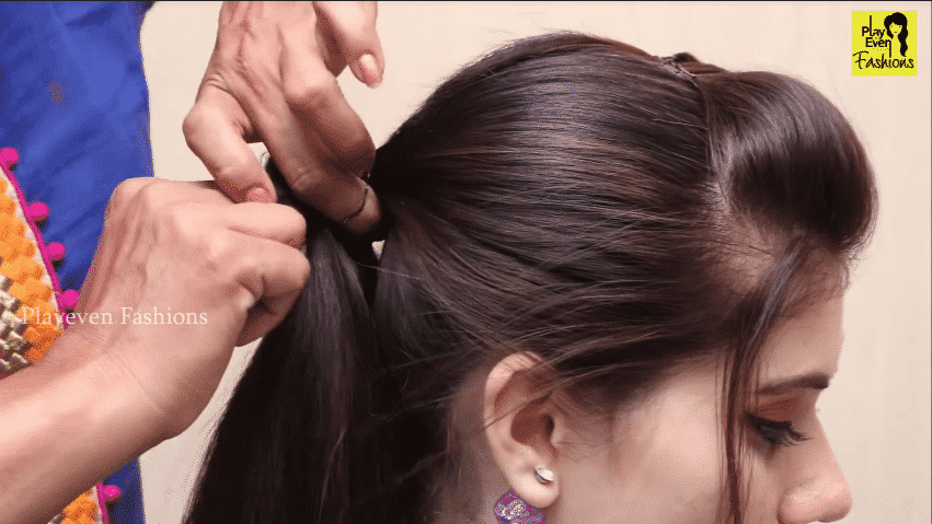 Beautiful hairstyle for wedding,party and function - Simple Craft Ideas