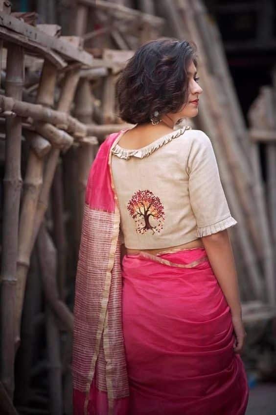 30 Trendy Silk Saree Blouse Designs Catalogue 2018 Simple Craft