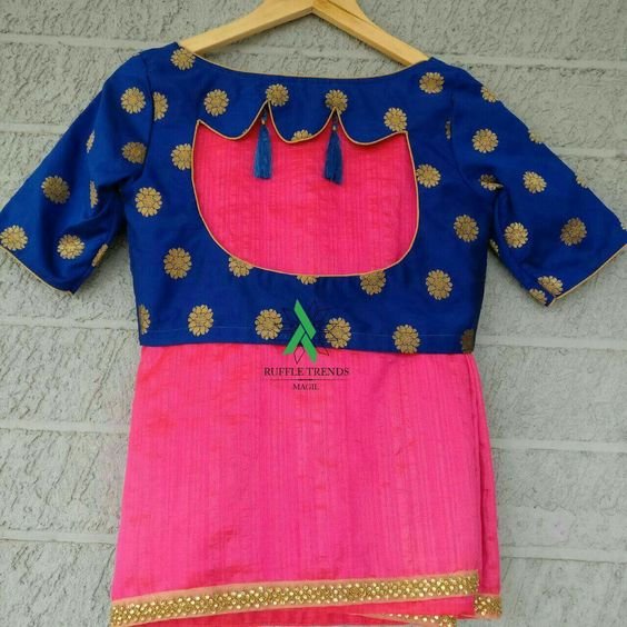 Latest trendy blouse models that you can wear with any sarees ...