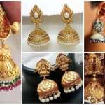 temple jewellery jhumkas