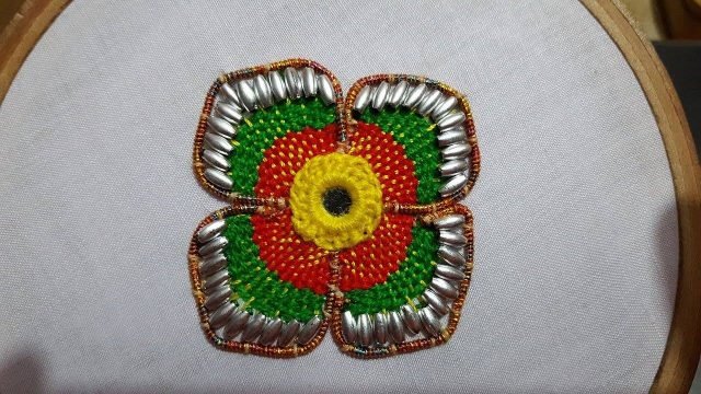 border flower stitch