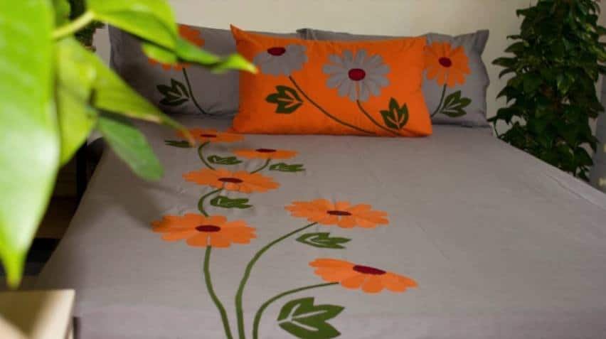 Handmade bed sheet and pillow covers