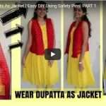 dupatta as jacket